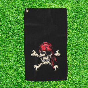 Pirate Golf Gift  Golf Towel