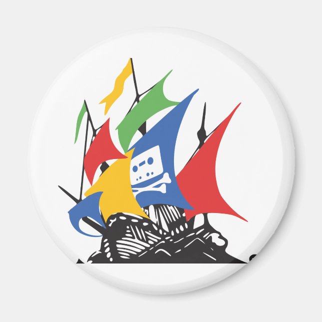 Pirate Google Magnet (Front)