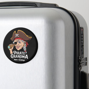 Pirate Grandma Funny Grandmother Halloween Costume Magnet