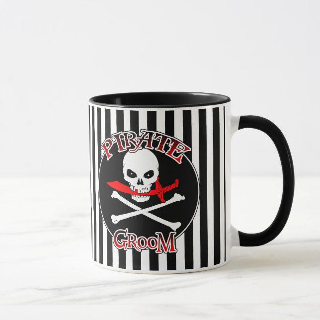 Pirate Groom Mug (Right)