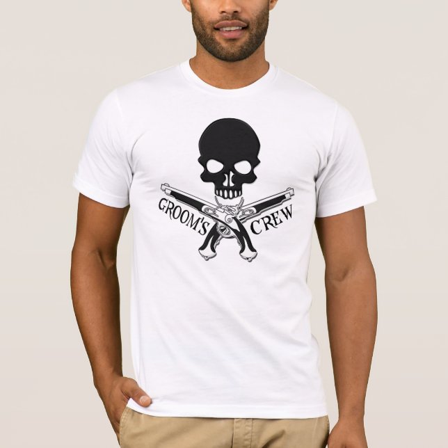 Pirate Groom's Crew Shirt (Front)