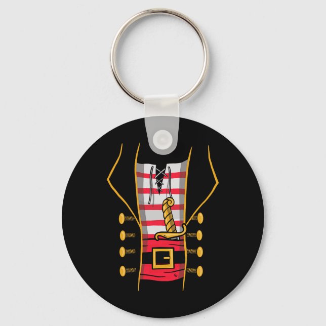 Pirate Halloween Kids Costume 1 Key Ring (Front)