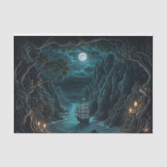 Pirate Hideaway Decoupage Paper (Front)