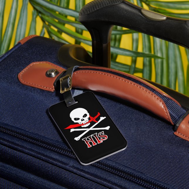 Pirate His Luggage Tag (Front Insitu 1)