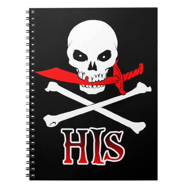 Pirate His Spiral Notebook (Front)