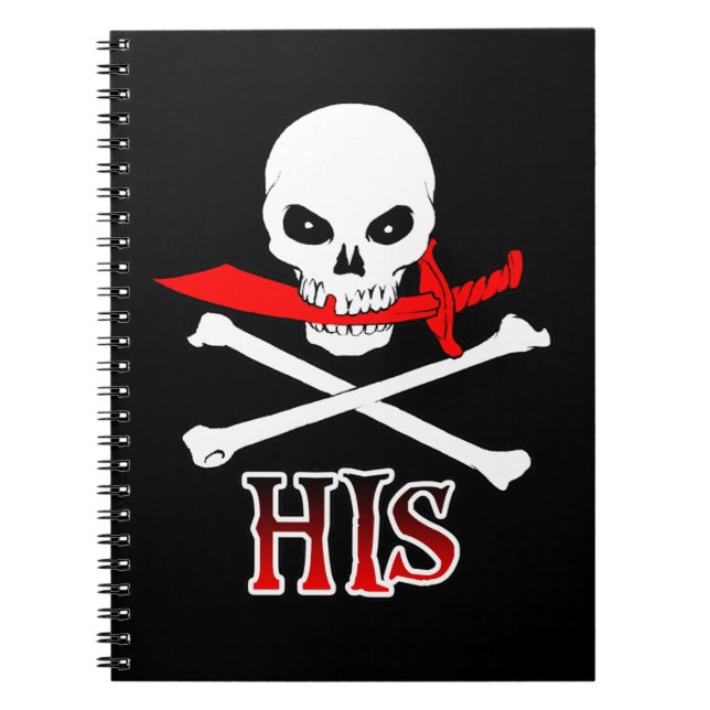 Pirate His Spiral Notebook (Front)