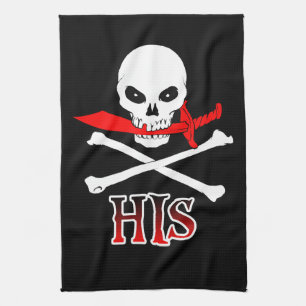 Pirate His Tea Towel