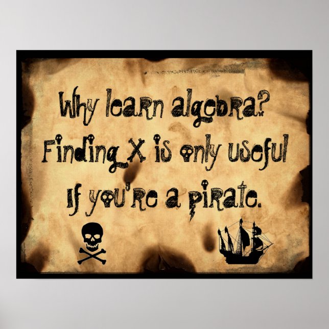 Pirate Humour Poster (Front)