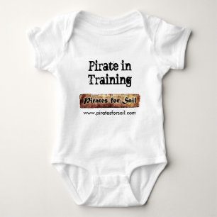 "Pirate in training Baby Bodysuit
