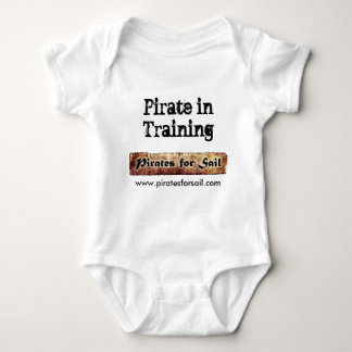 "Pirate in training Baby Bodysuit
