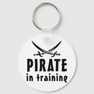Pirate In Training Key Ring