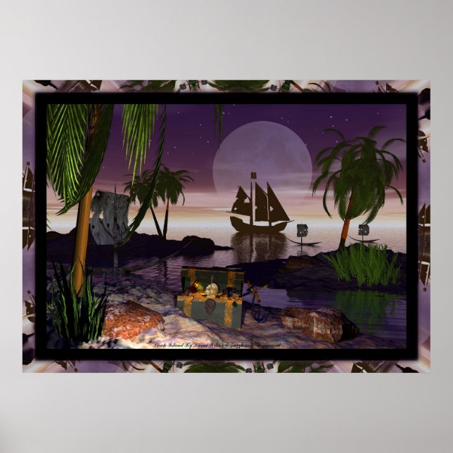 Pirate Island by David Wilder Poster (Front)