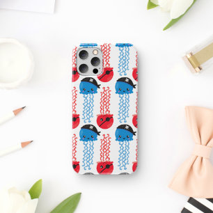 Pirate Jellyfish, Jellyfish Pattern, Sea Animals Case-Mate iPhone Case