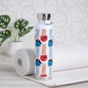 Pirate Jellyfish, Jellyfish Pattern, Sea Animals Water Bottle