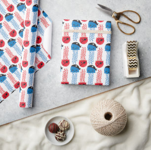 Pirate Jellyfish, Jellyfish Pattern, Sea Animals Wrapping Paper