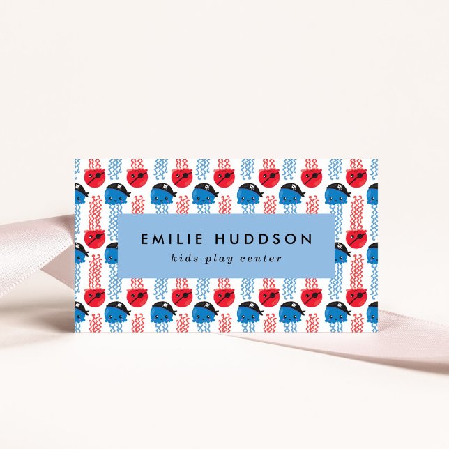 Pirate Jellyfish, Play Centre, Activity Centre Business Card (Creator Uploaded)