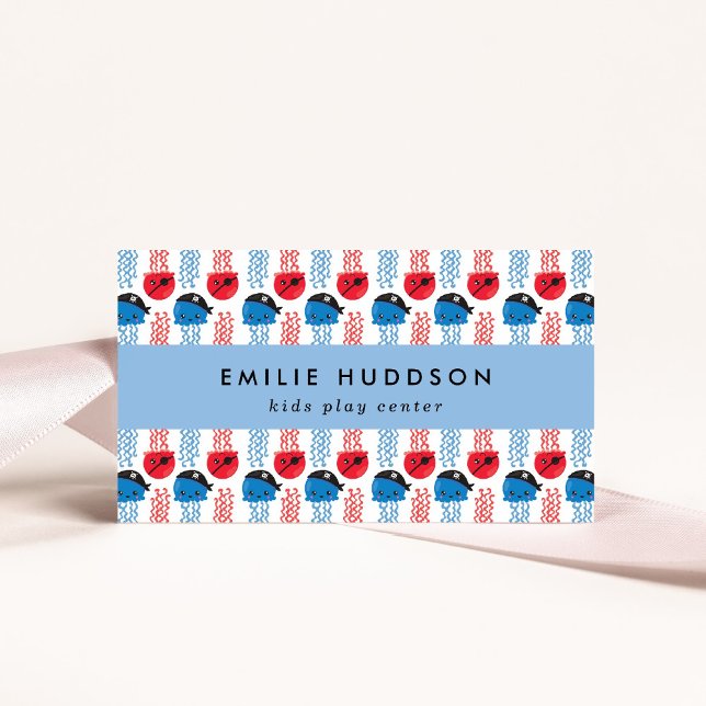 Pirate Jellyfish, Play Centre, Activity Centre Business Card (Creator Uploaded)