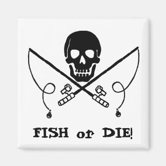 Pirate Jolly Roger Fishing Magnet