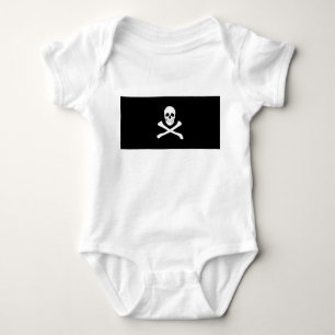 Pirate (Jolly Roger) Flag Baby Bodysuit