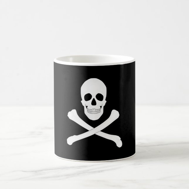 Pirate (Jolly Roger) Flag Coffee Mug (Center)