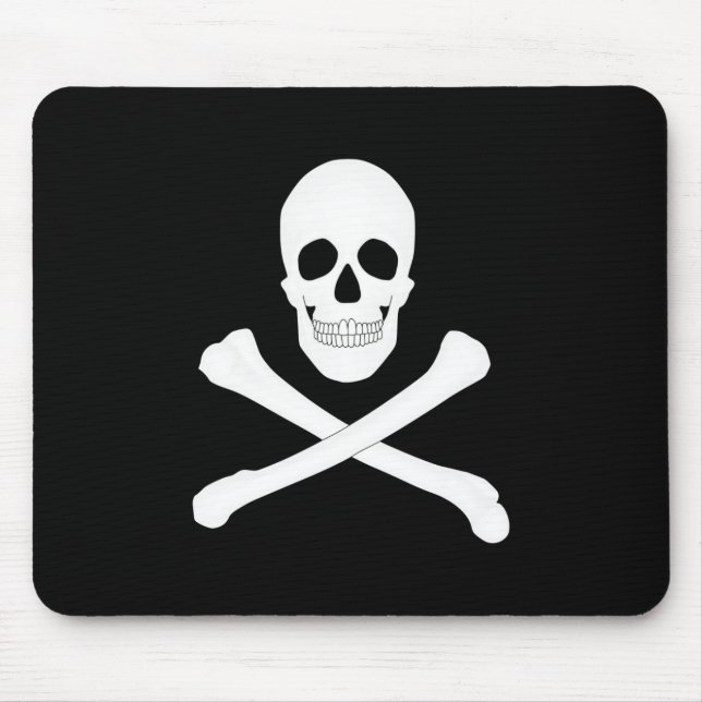 Pirate (Jolly Roger) Flag Mouse Pad (Front)