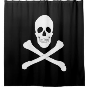 Pirate (Jolly Roger) Flag Shower Curtain