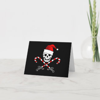 Pirate Jolly Roger Santa Christmas Card