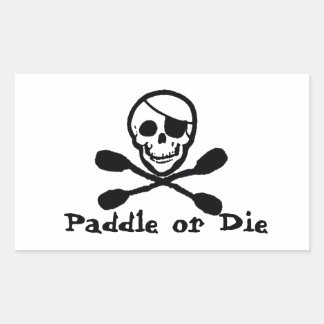 Pirate Kayak Flag Sticker