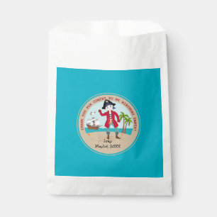 Pirate kid birthday party favour bags