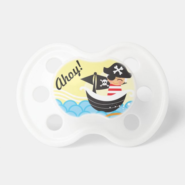 Pirate Kid Pacifier (Front)