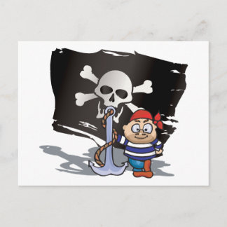 Pirate Kid Postcard