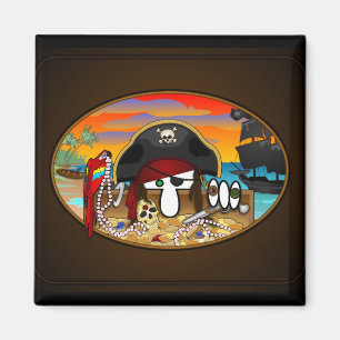 Pirate Kilroy Magnet