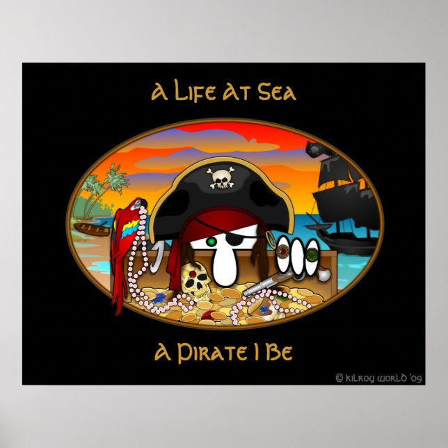 Pirate Kilroy Poster (Front)