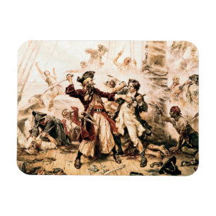 Pirate King Blackbeard, Ship Queen Anne's Revenge Magnet