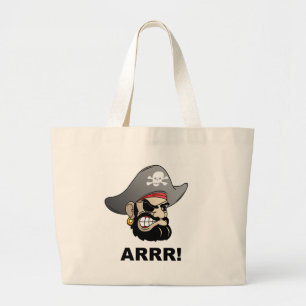 Pirate Large Tote Bag