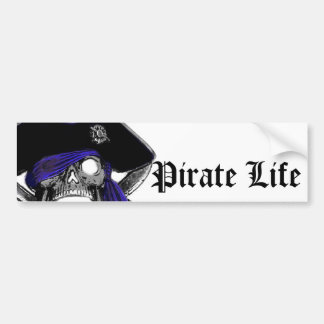 Pirate Life Bumper Sticker