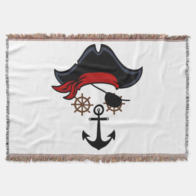 PIRATE LIFE THROW BLANKET (Front)