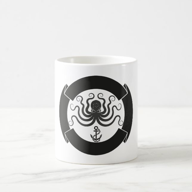 Pirate Logo 11 oz Classic White Mug (Center)