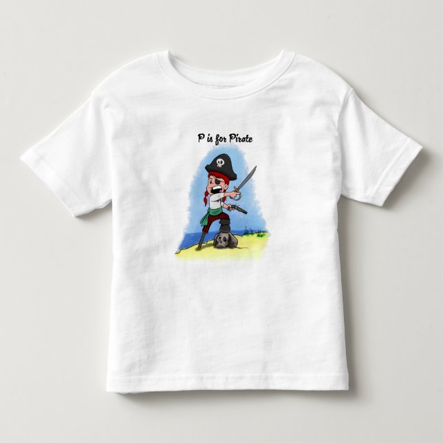 Pirate Lucy Toddlers Shirt (Front)