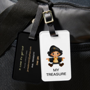 Pirate Luggage Tag