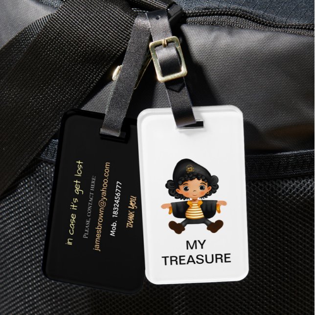 Pirate Luggage Tag (Creator Uploaded)