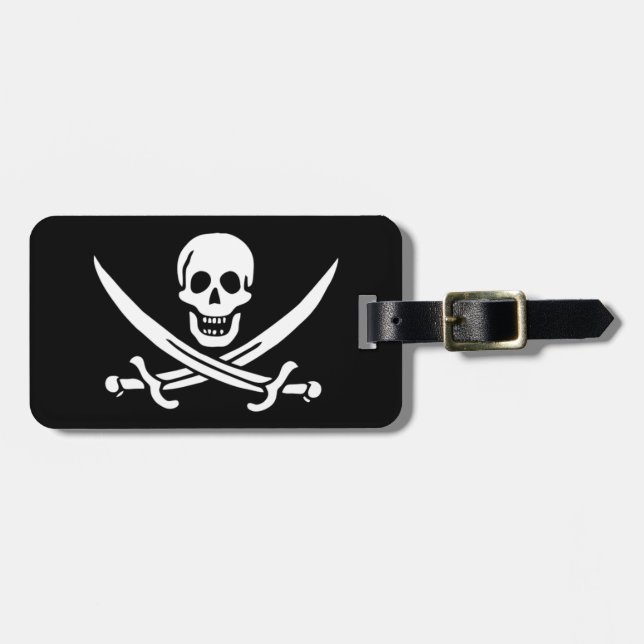 Pirate Luggage Tag (Front Horizontal)