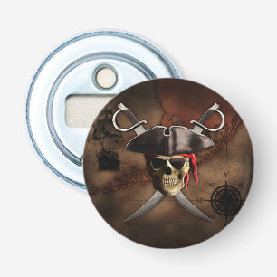 Pirate Map Bottle Opener