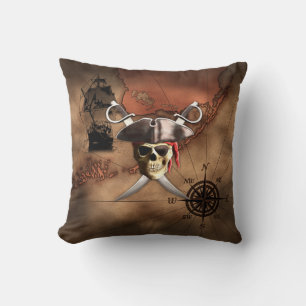 Pirate Map Cushion