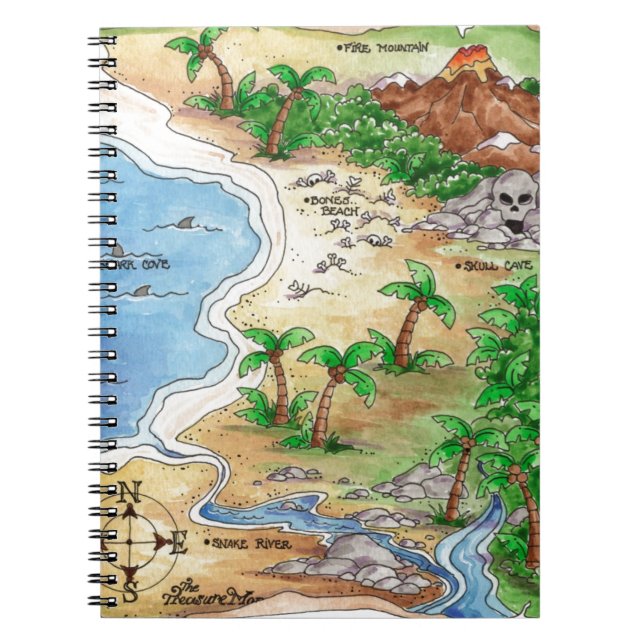 Pirate Map Notebook (Front)