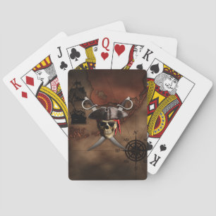 Pirate Map Playing Cards