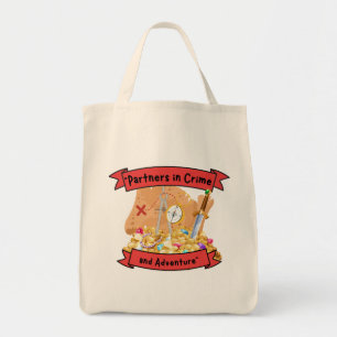 pirate map quote tote bag