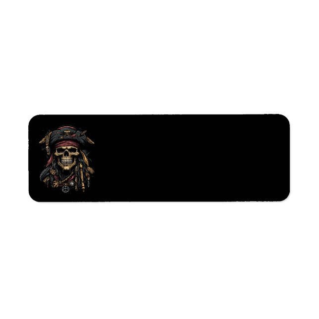 Pirate Mascot Address Labels (Front)