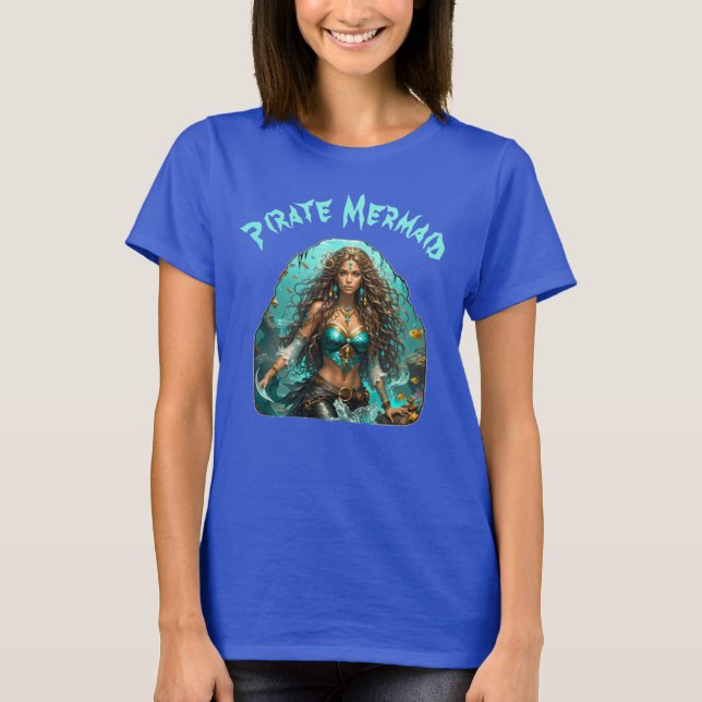 Pirate Mermaid Lady Thunder_Cove T-Shirt (Front)