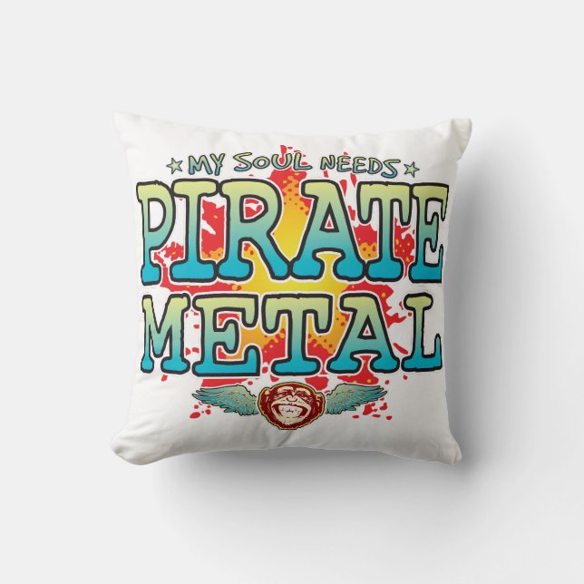 Pirate Metal Soul Cushion (Front)